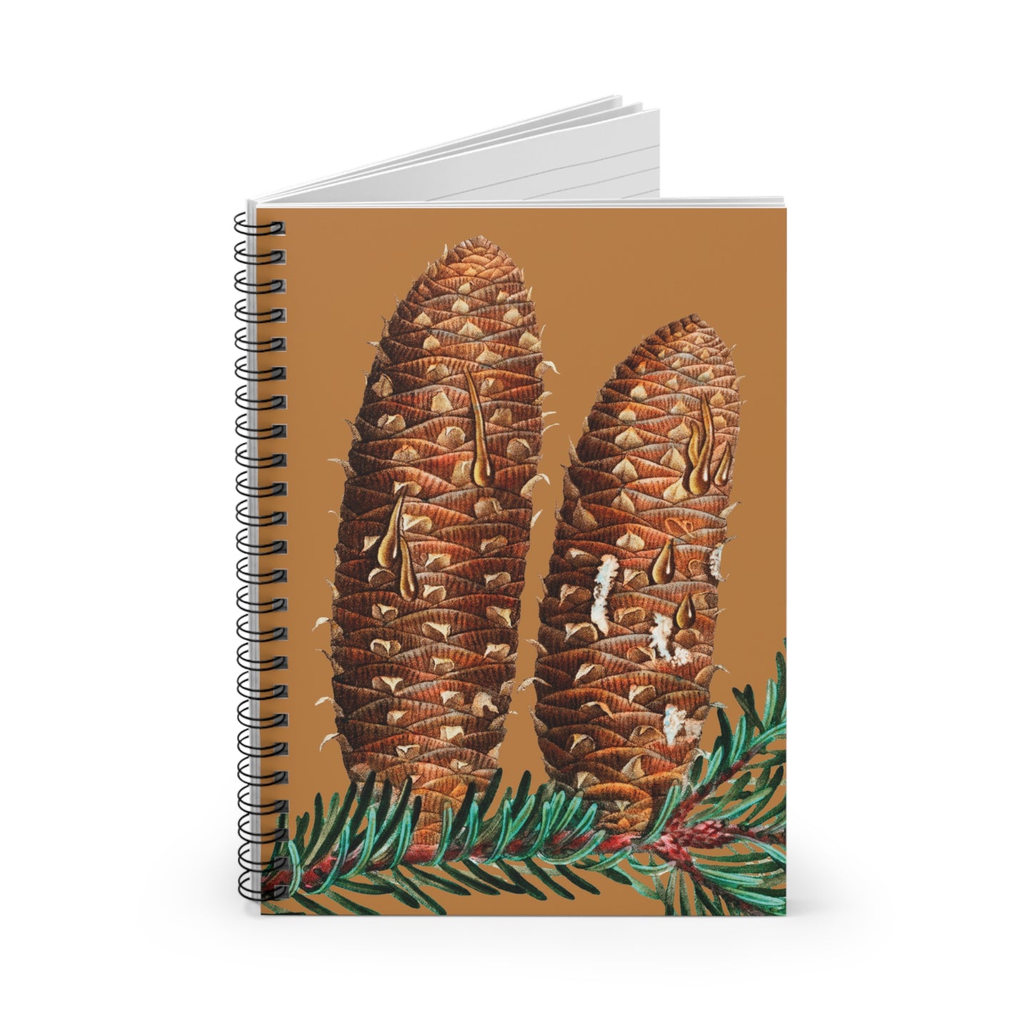 Spiral Notebook - Pinecones
