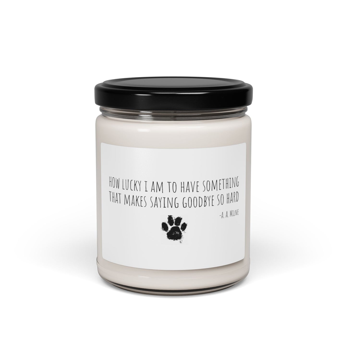 Scented Soy Candle - How lucky I am