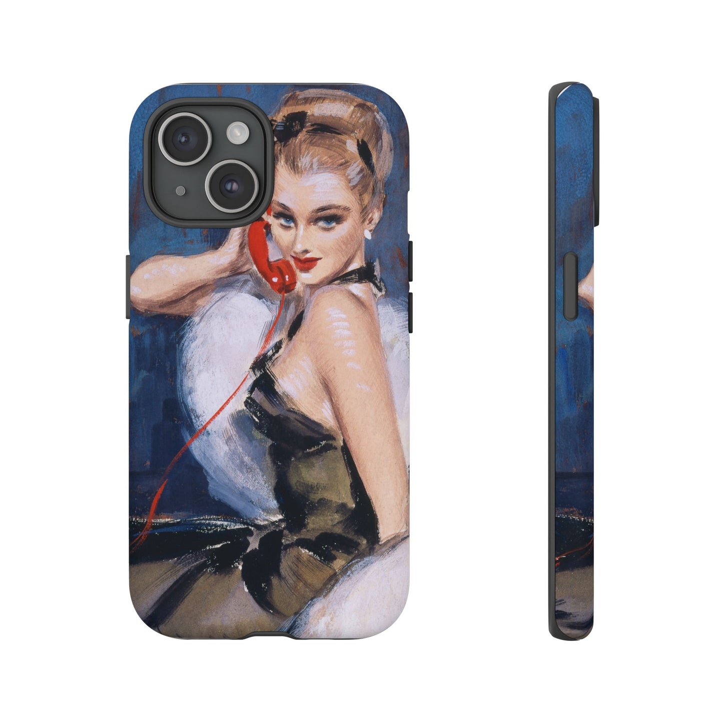 iPhone 15 case - Pin Up, Little Black Dress