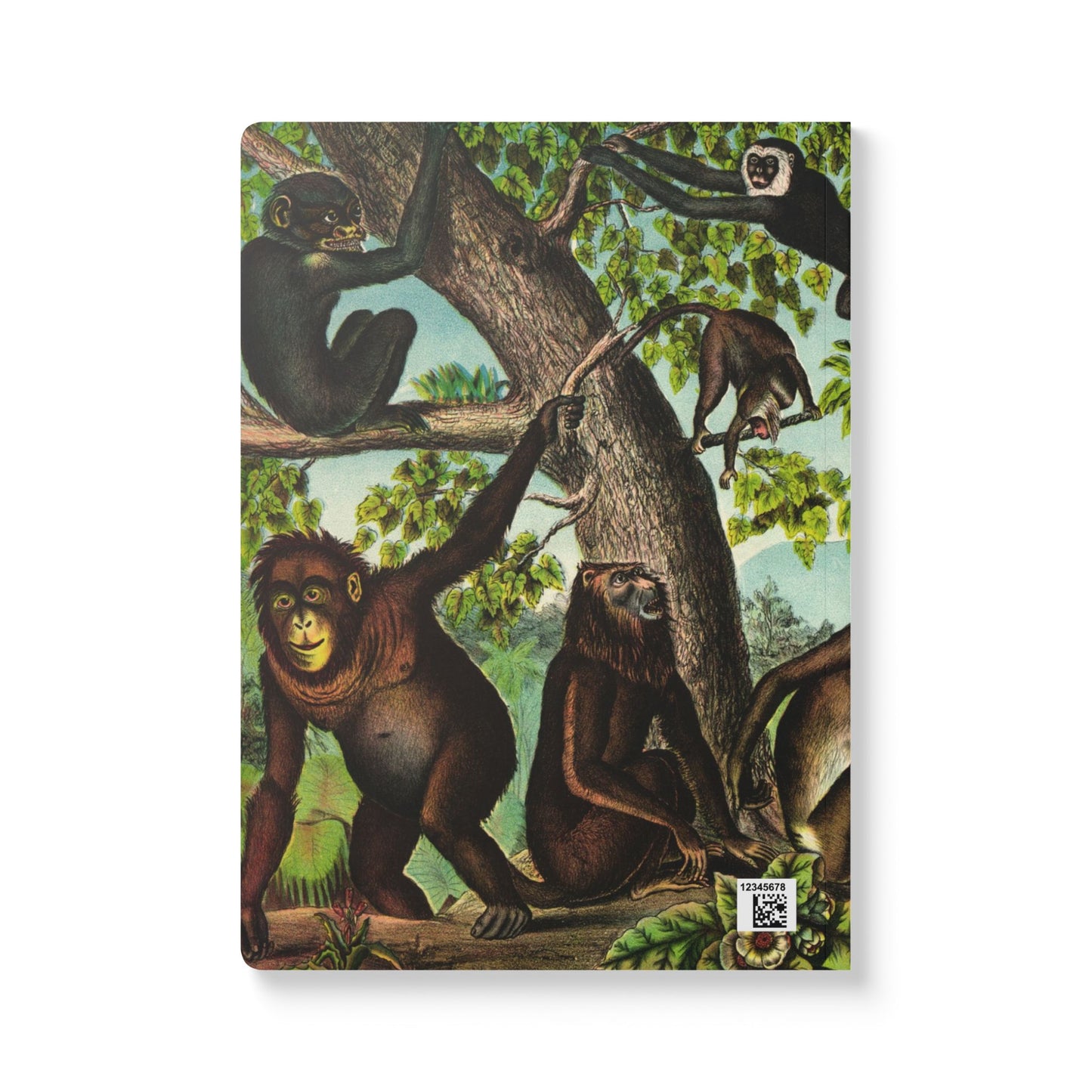Softcover Journal - vintage monkey