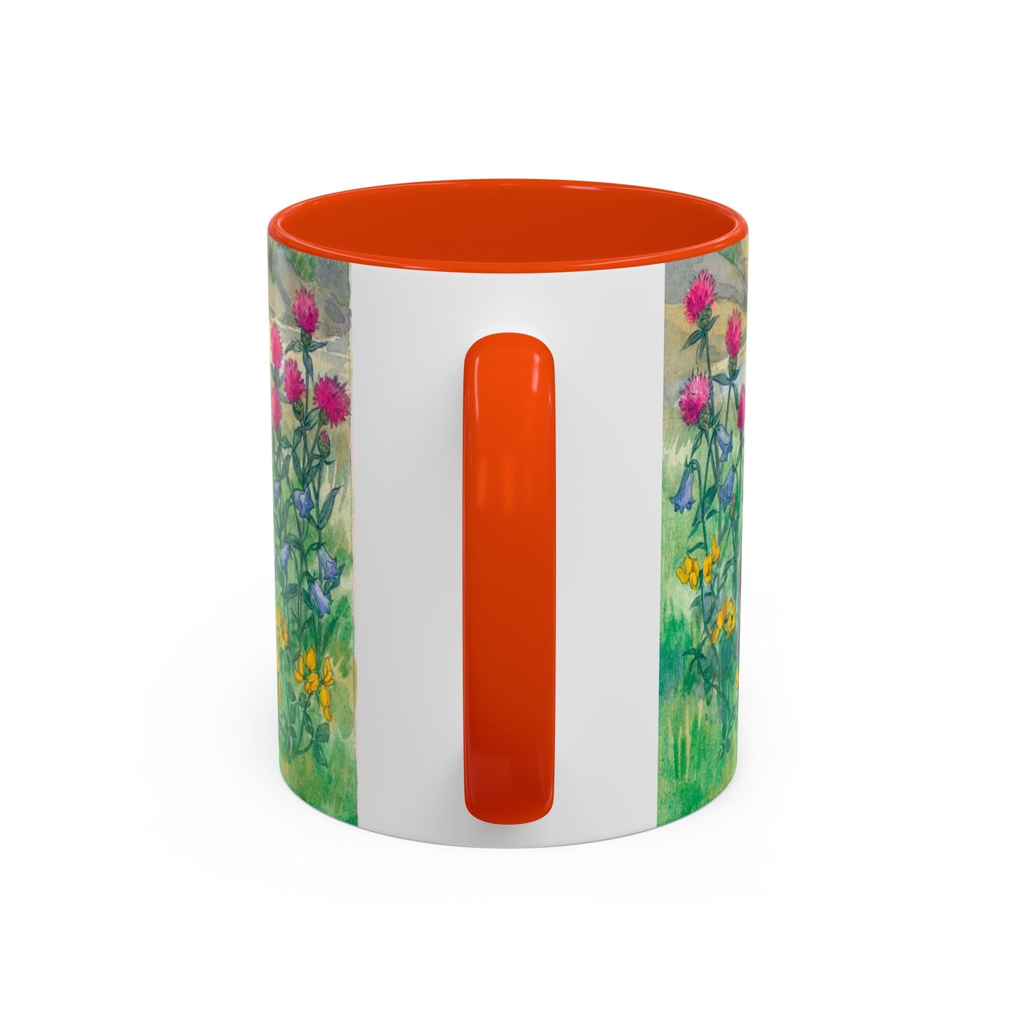 Guinea Pig Picnic Orange Mug