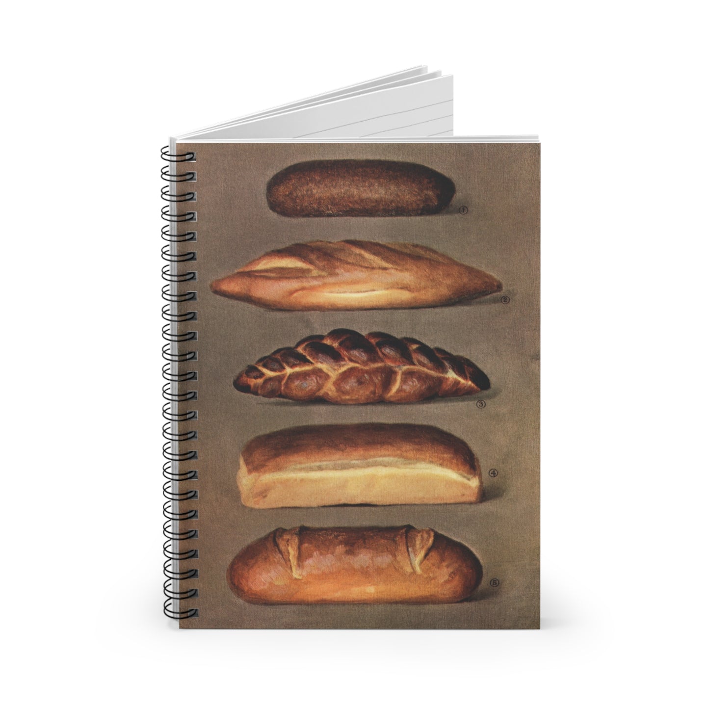 Spiral Notebook - Bread