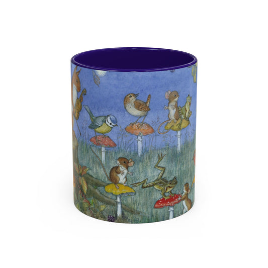 Musical Chairs Blue Mug
