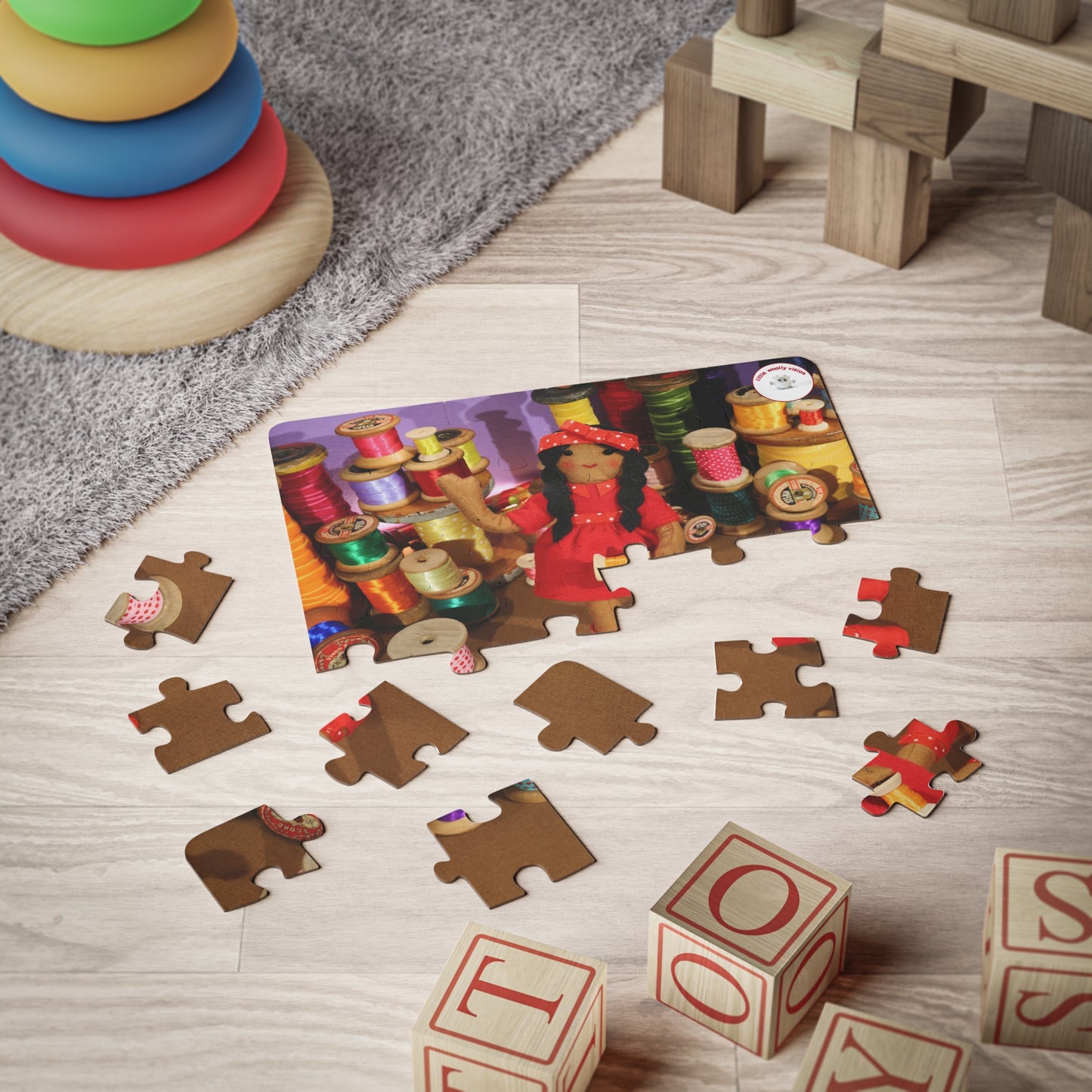 Kids' Puzzle, 30 Piece - Wind the Bobbin
