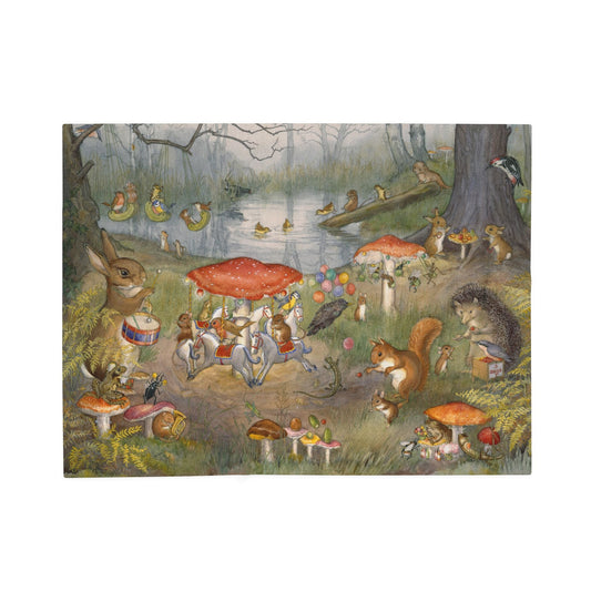 Toadstool Fair Plush Blanket