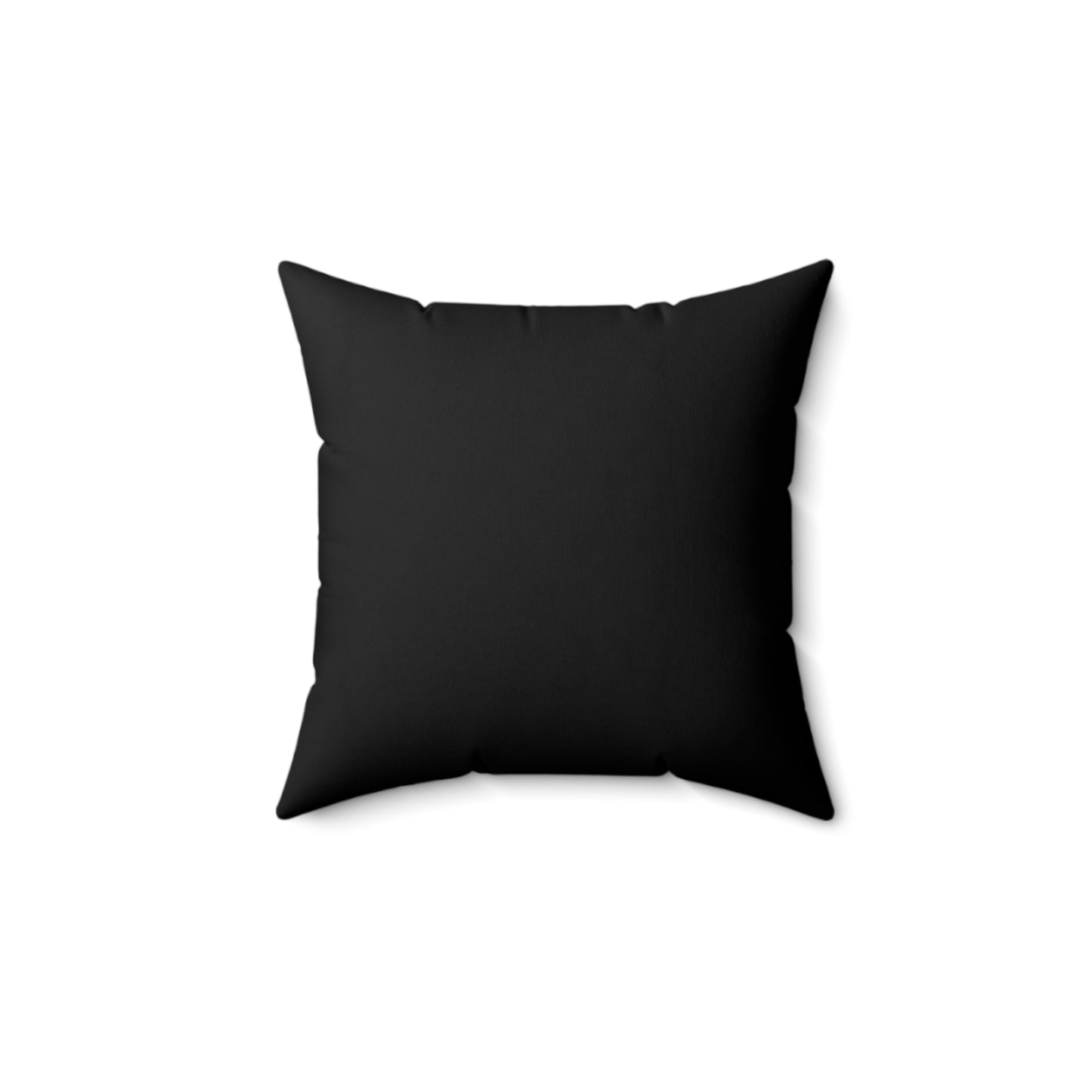 Faux Suede Square Pillow, Halloween Fall Capybara in Black