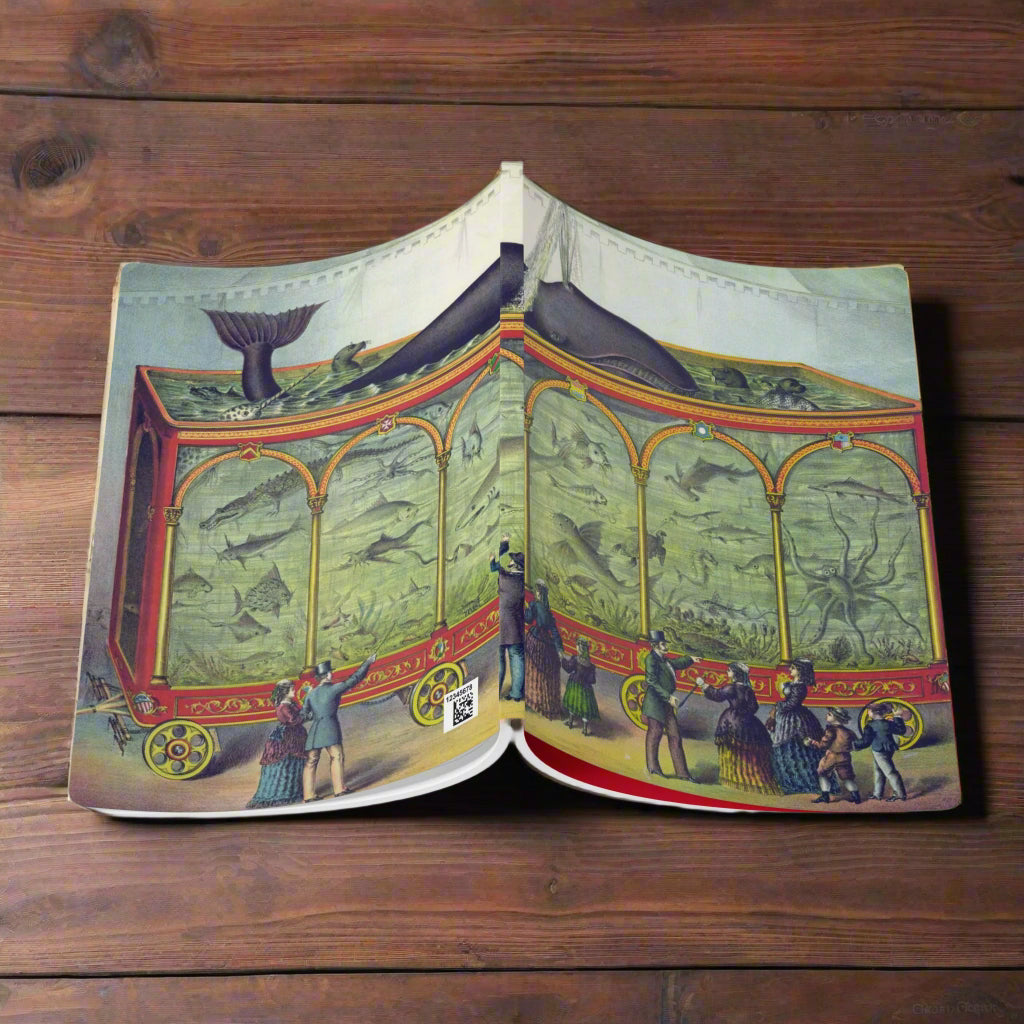 Softcover Journal - vintage whale tank