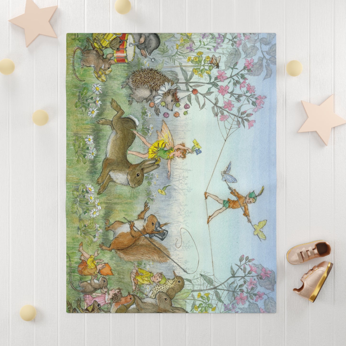 The Fairy Circus Baby Blanket - Soft fleece