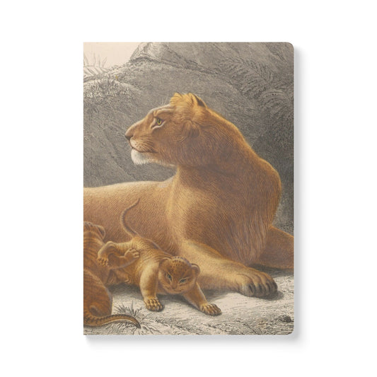 Softcover Journal - vintage lion
