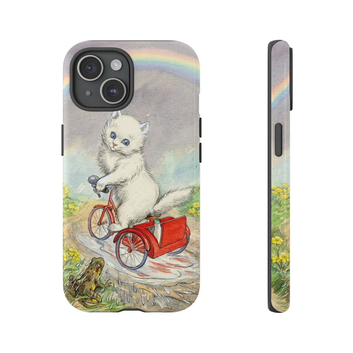 iPhone 15 case - Rainbow Cat