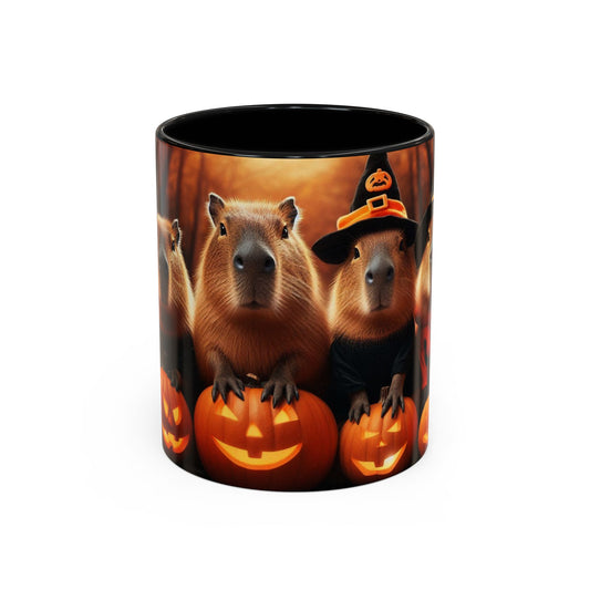 Halloween capybara mug