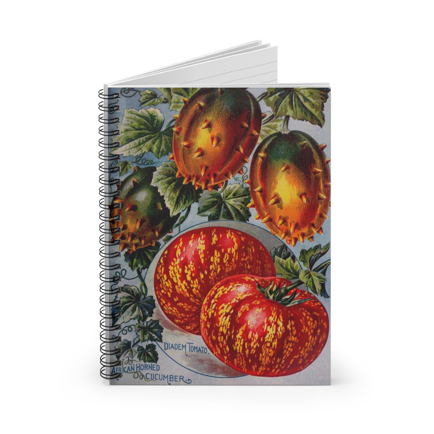 Spiral Notebook - African horned tomato
