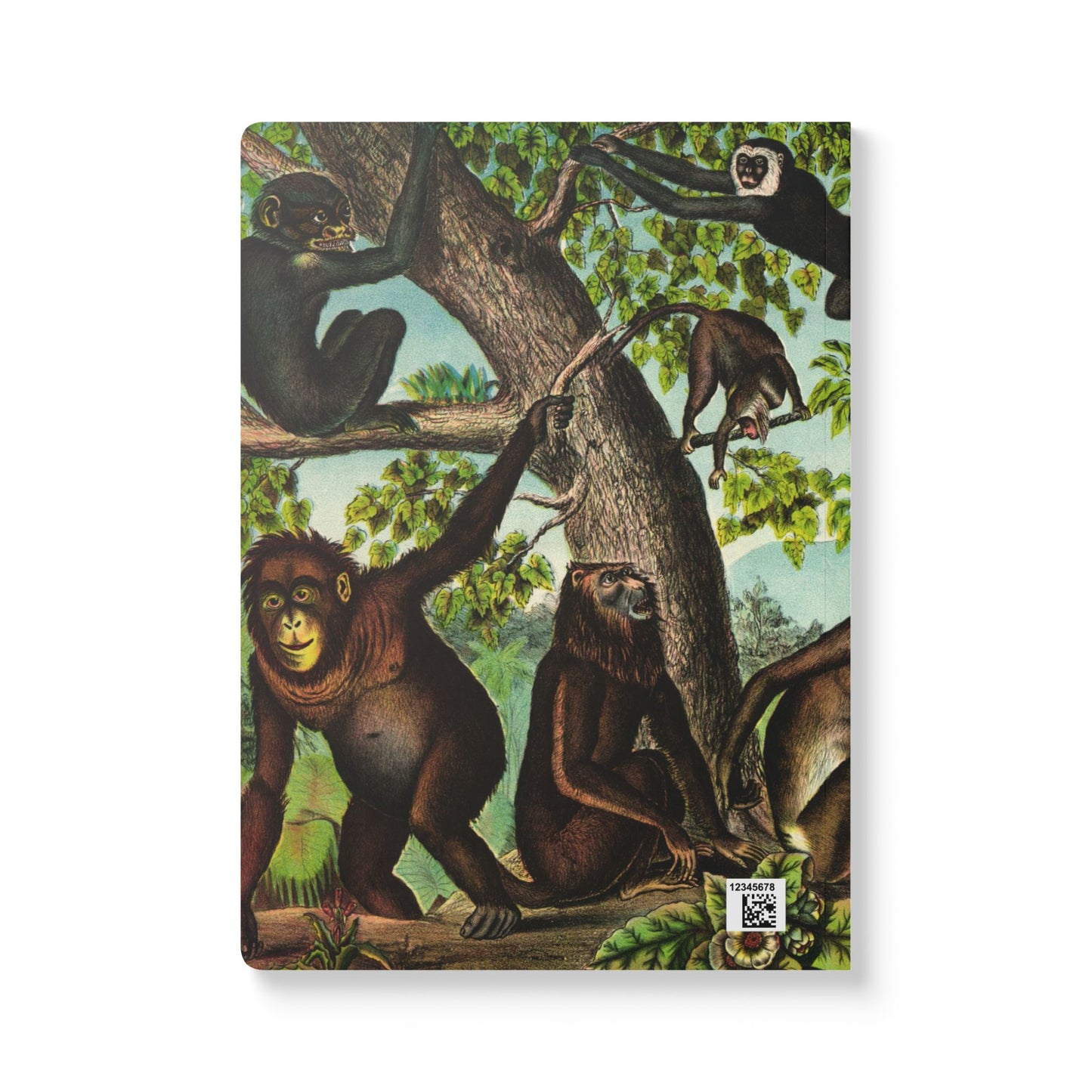 Softcover Journal - vintage monkey