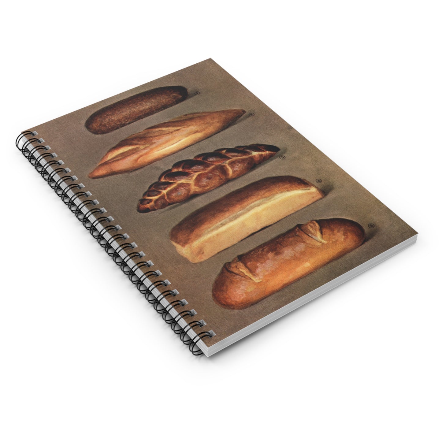 Spiral Notebook - Bread