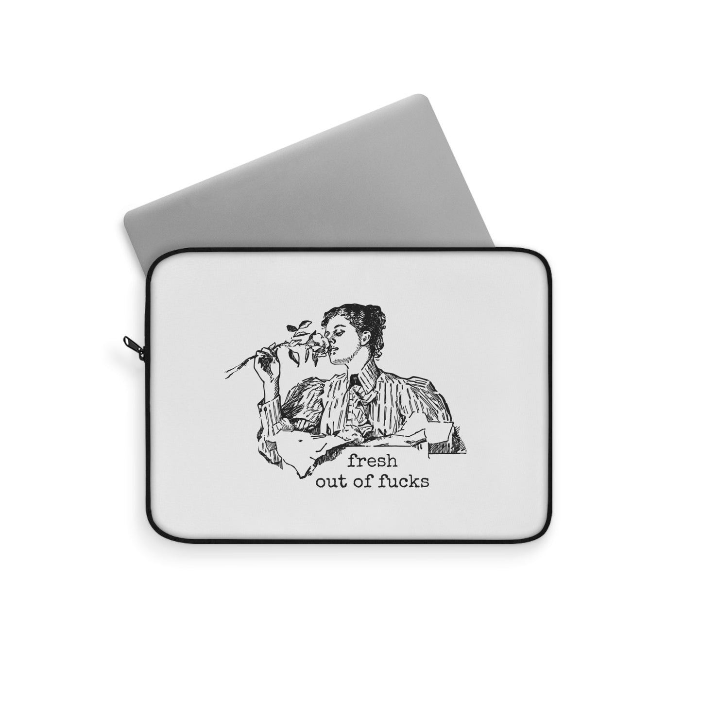 Laptop Sleeve - fresh out of fucks
