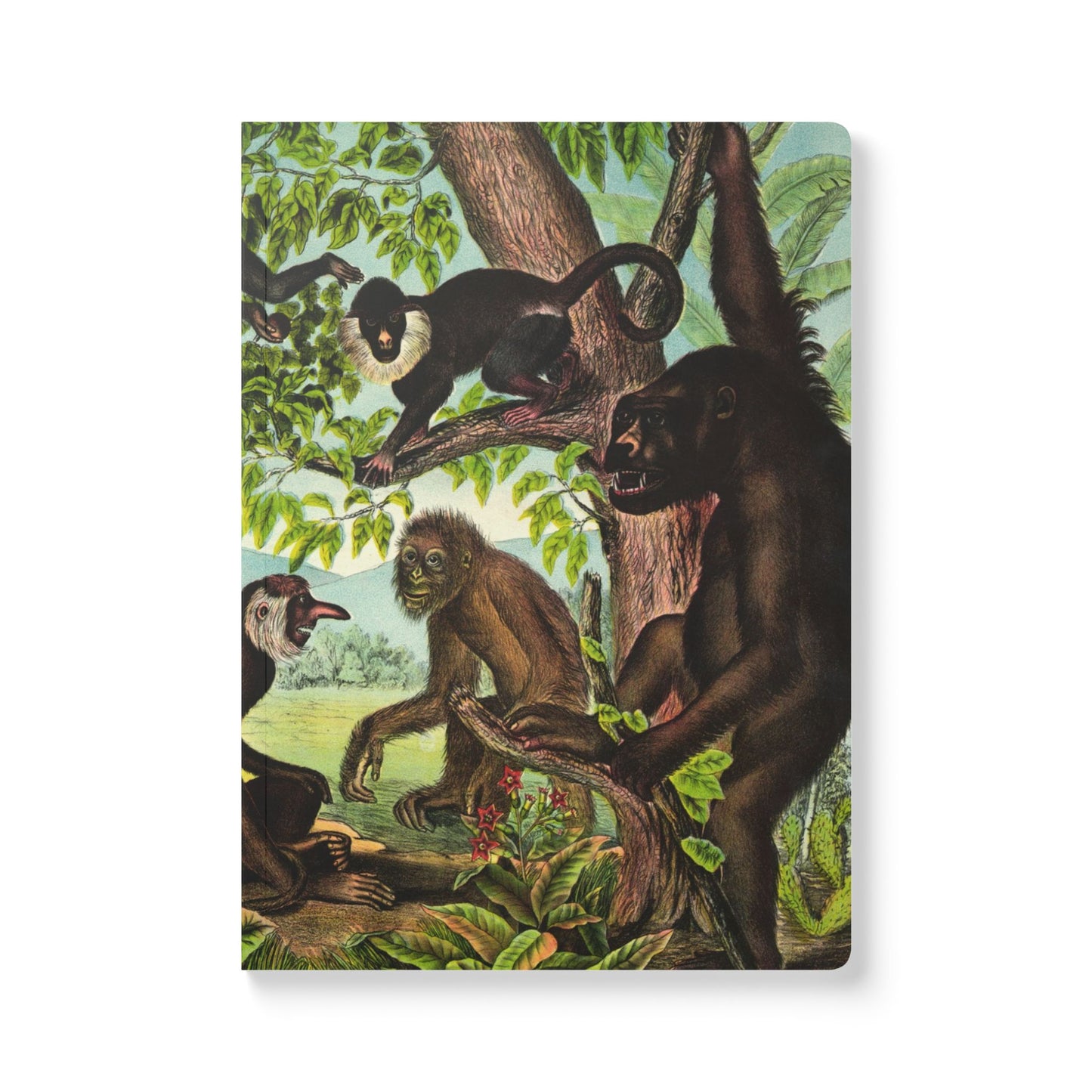Softcover Journal - vintage monkey