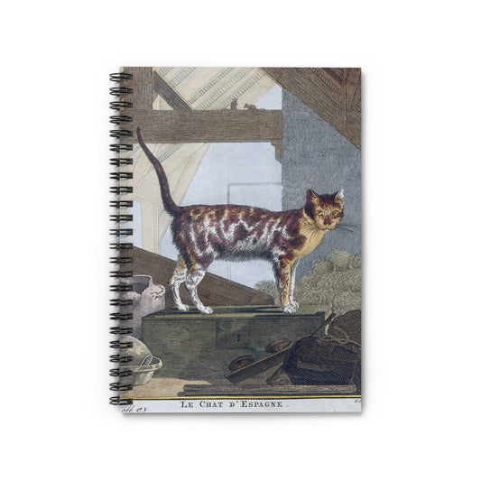 Spiral Notebook - French cat