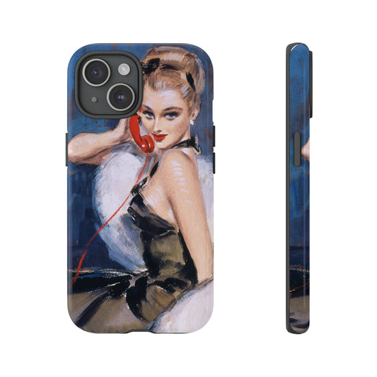 iPhone 15 case - Pin Up, Little Black Dress