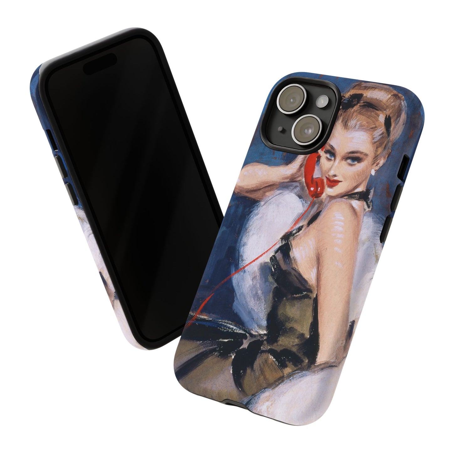 iPhone 15 case - Pin Up, Little Black Dress