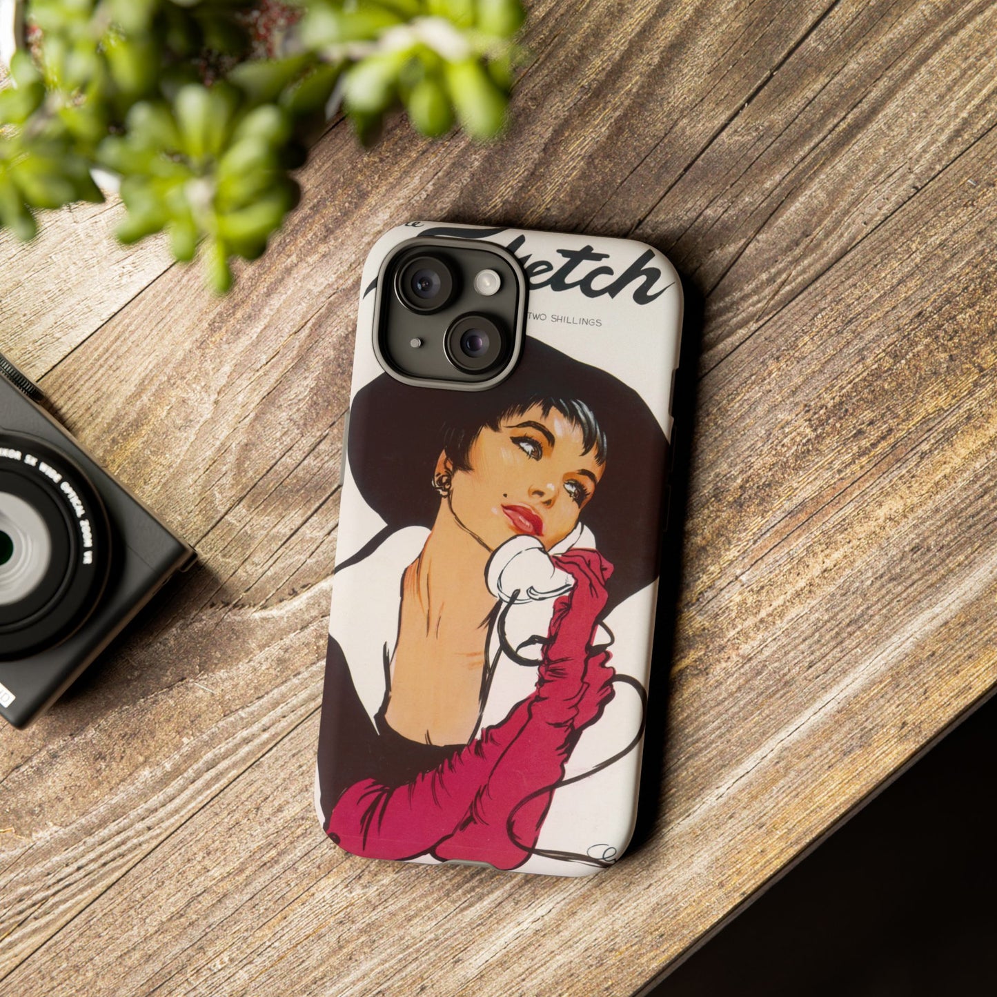 iPhone 15 Case - Pin Up, The Sketch