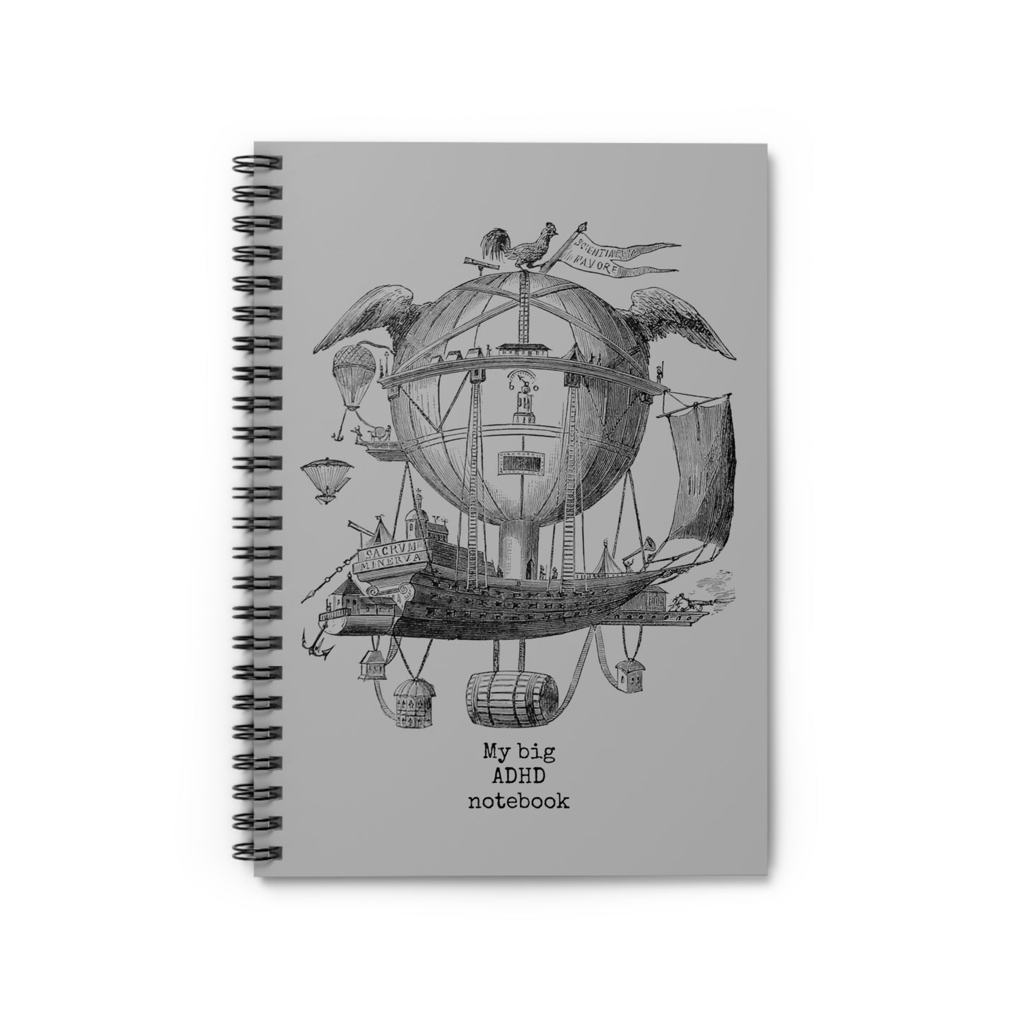 Spiral Notebook - My big ADHD notebook