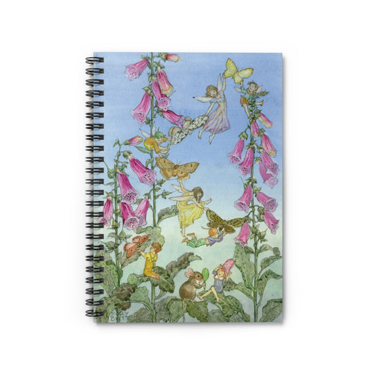 Spiral Notebook - Fairies and Foxgloves