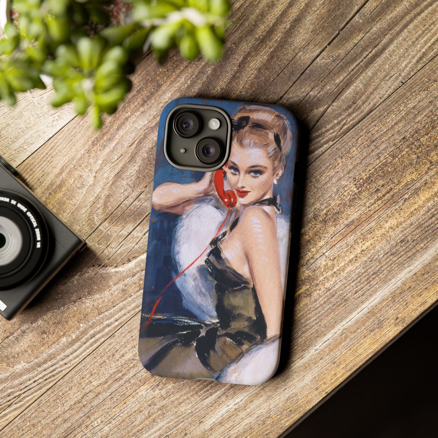 iPhone 15 case - Pin Up, Little Black Dress