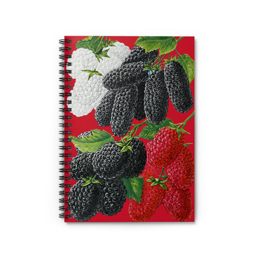 Spiral Notebook - Blackberries