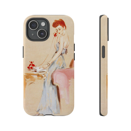 iPhone 15 Case - Pin Up, Redhead