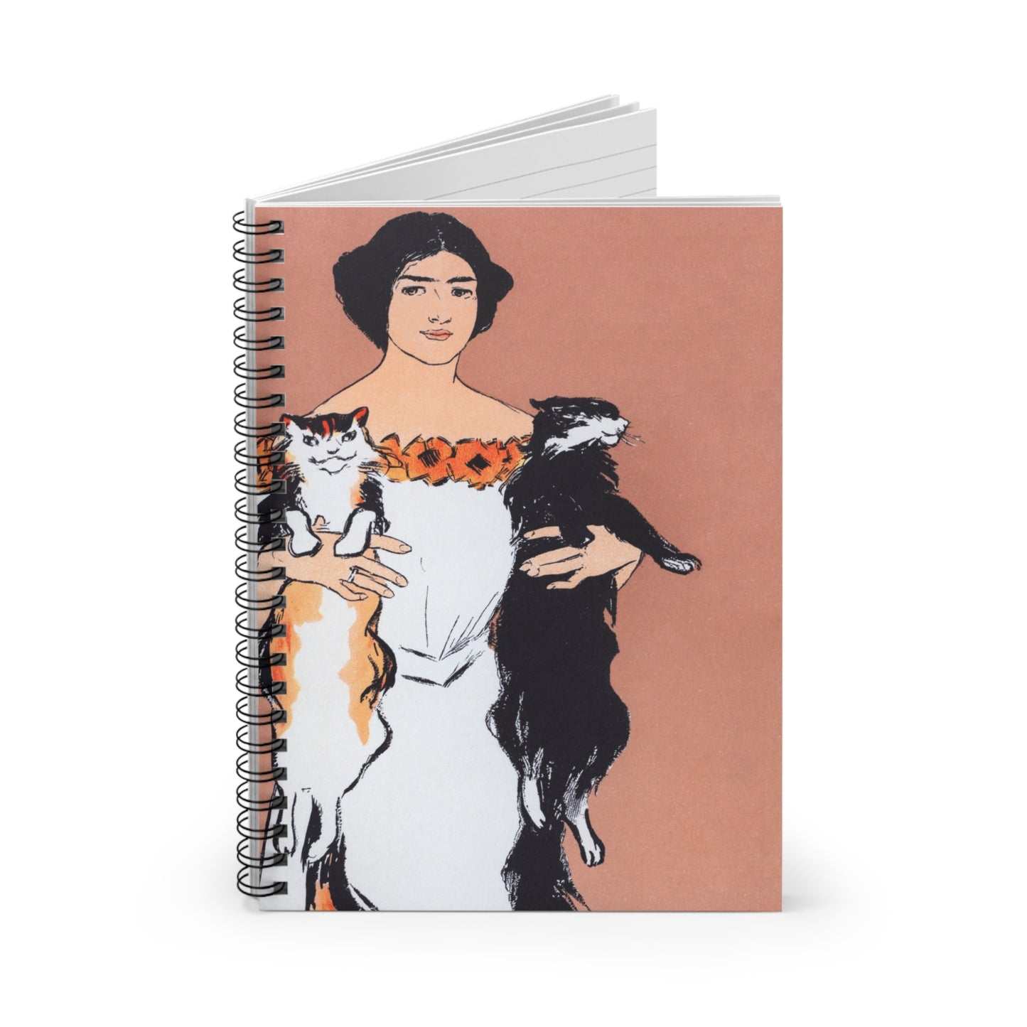 Spiral Notebook - Cat lady