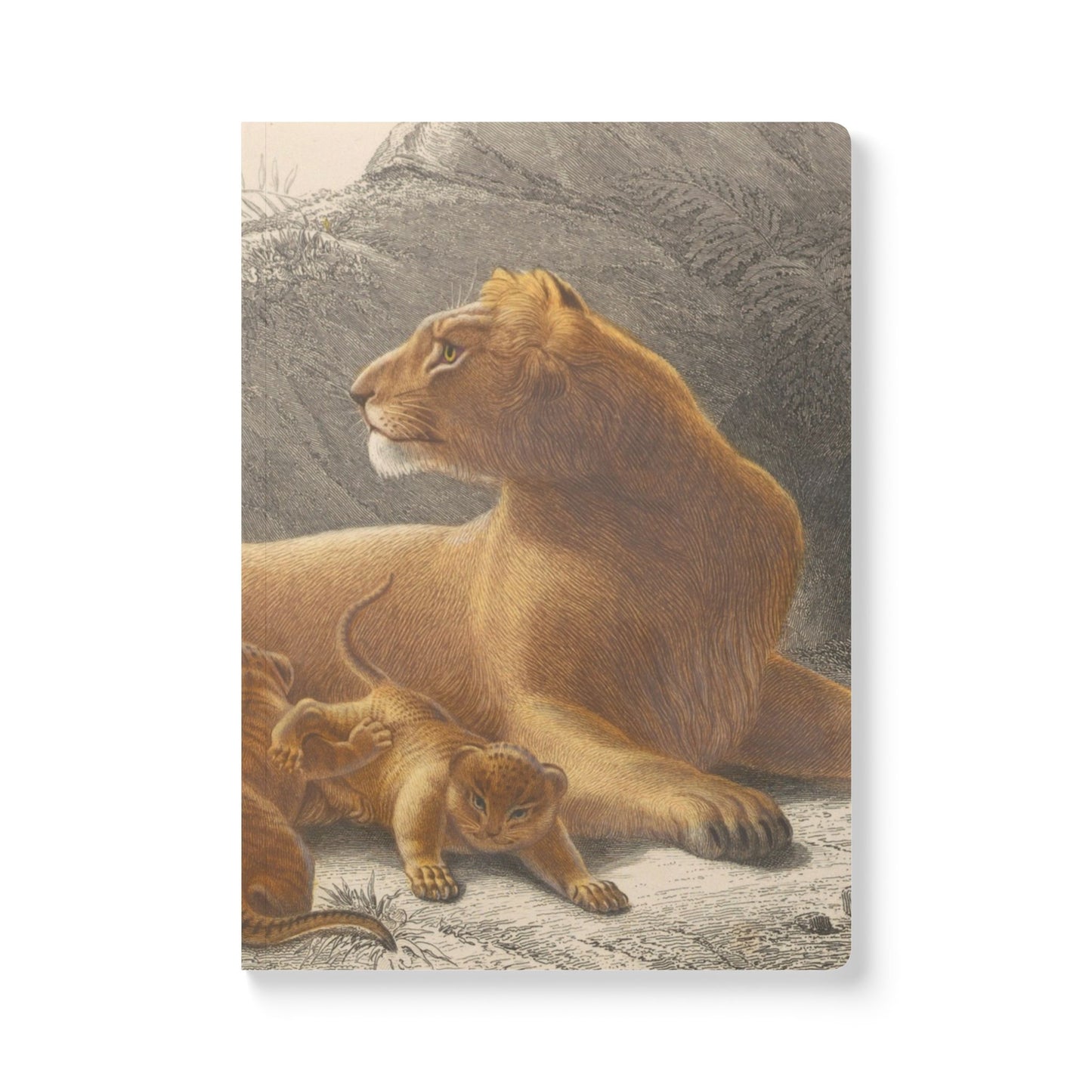 Softcover Journal - vintage lion