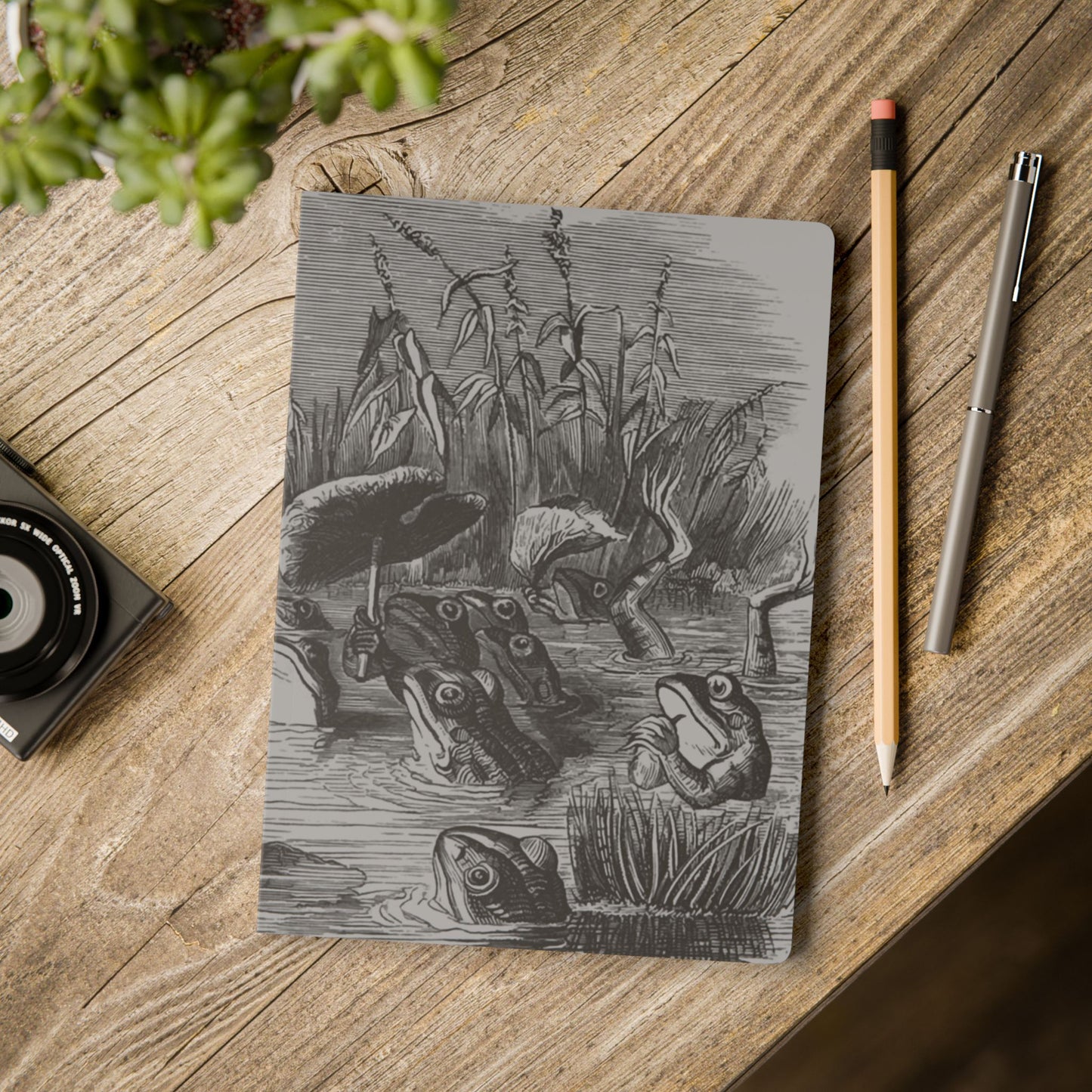 Softcover Journal - vintage frogs