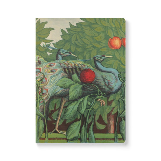 Softcover Journal - Peacocks