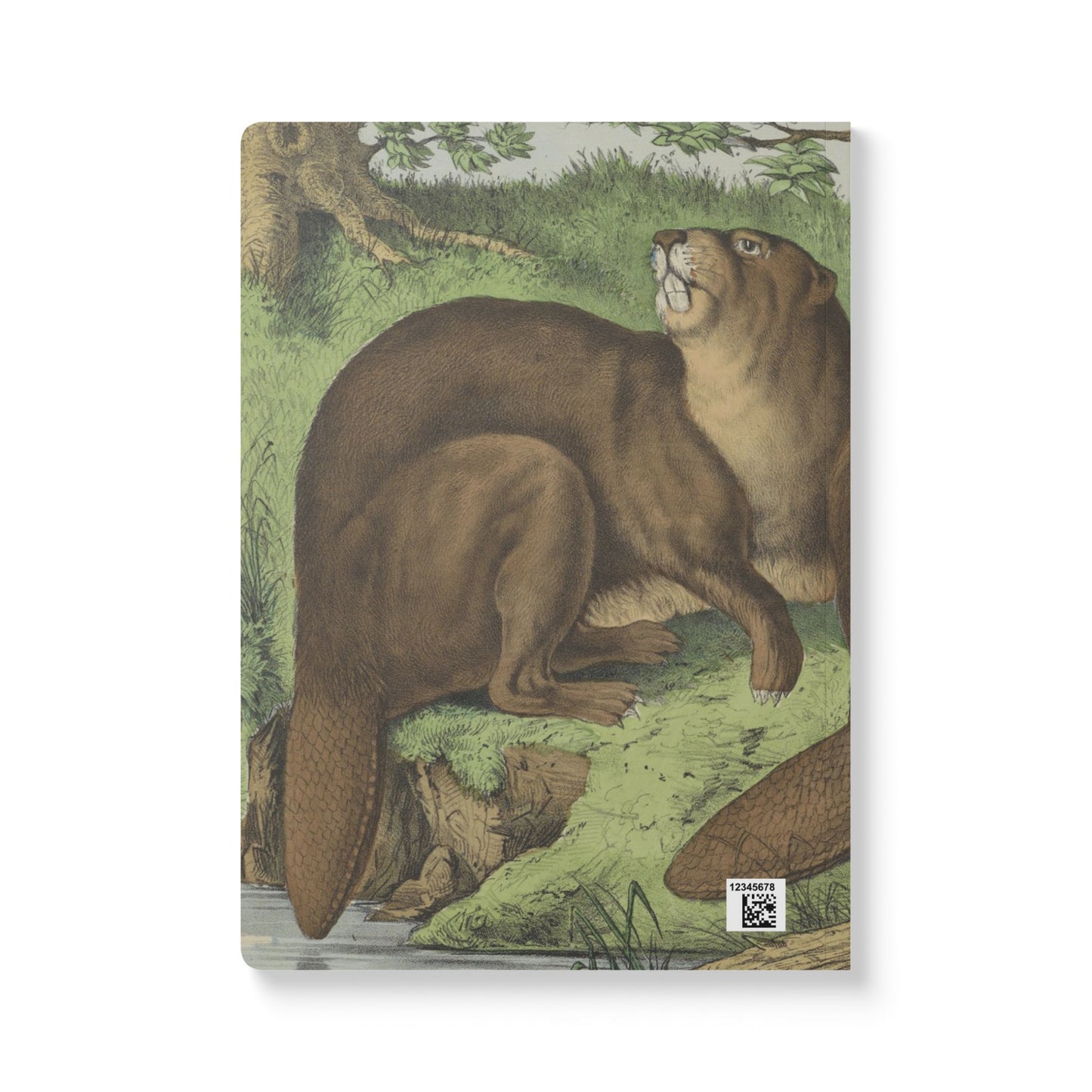 Softcover Journal - vintage beaver