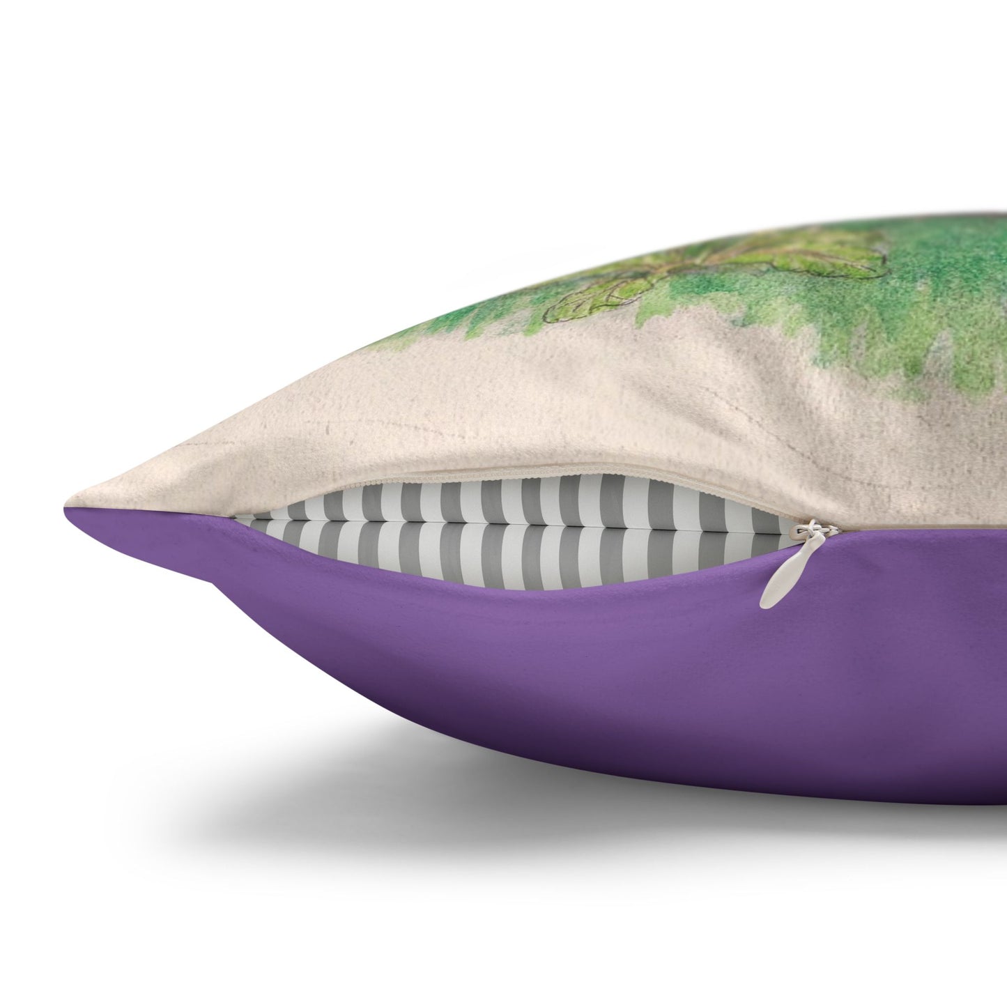 Faux suede pillow - Badger's Spring Clean