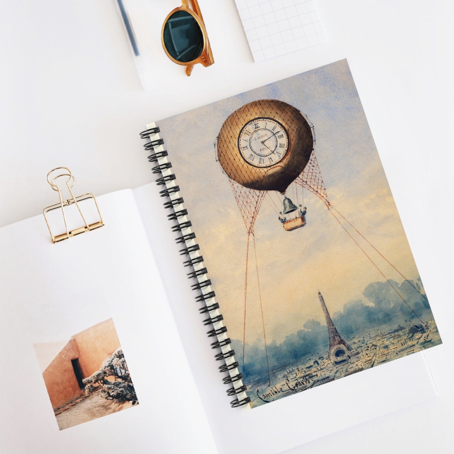 Spiral Notebook - Parisian balloon