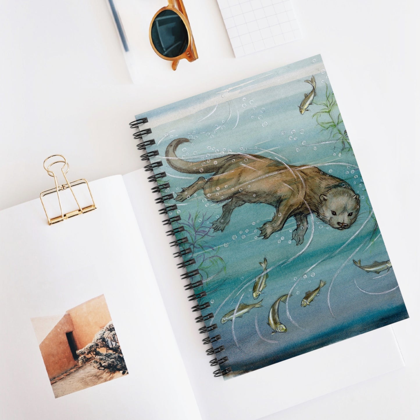 Spiral Notebook - Otter