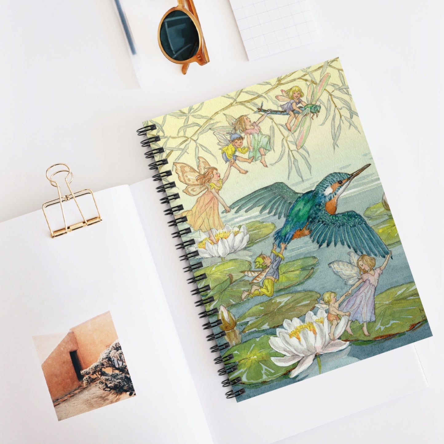 Spiral Notebook - Kingfisher