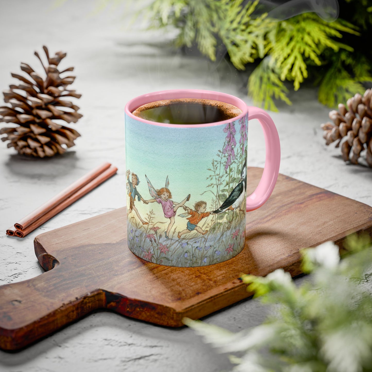 Fairy Birds Pink Mug