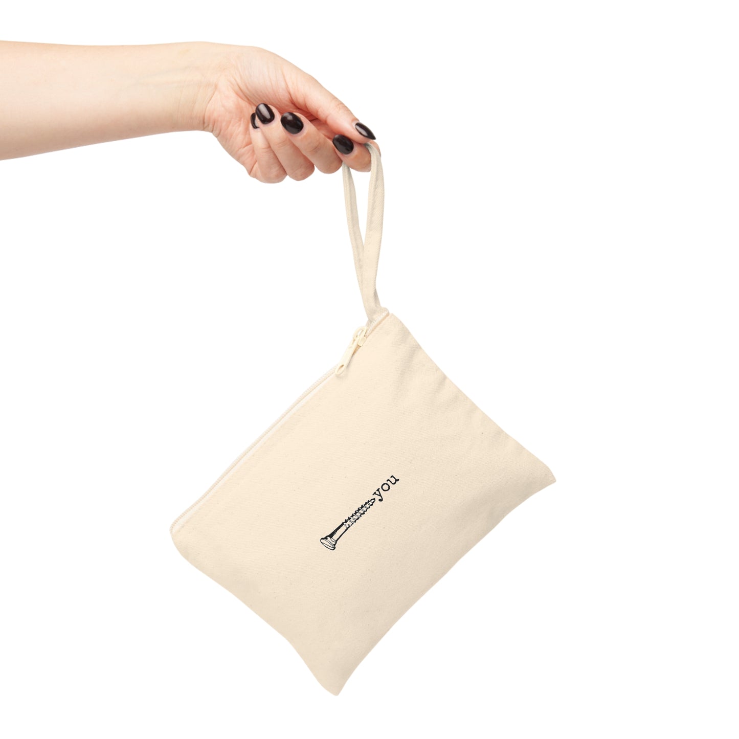 Canvas zip bag - screw you