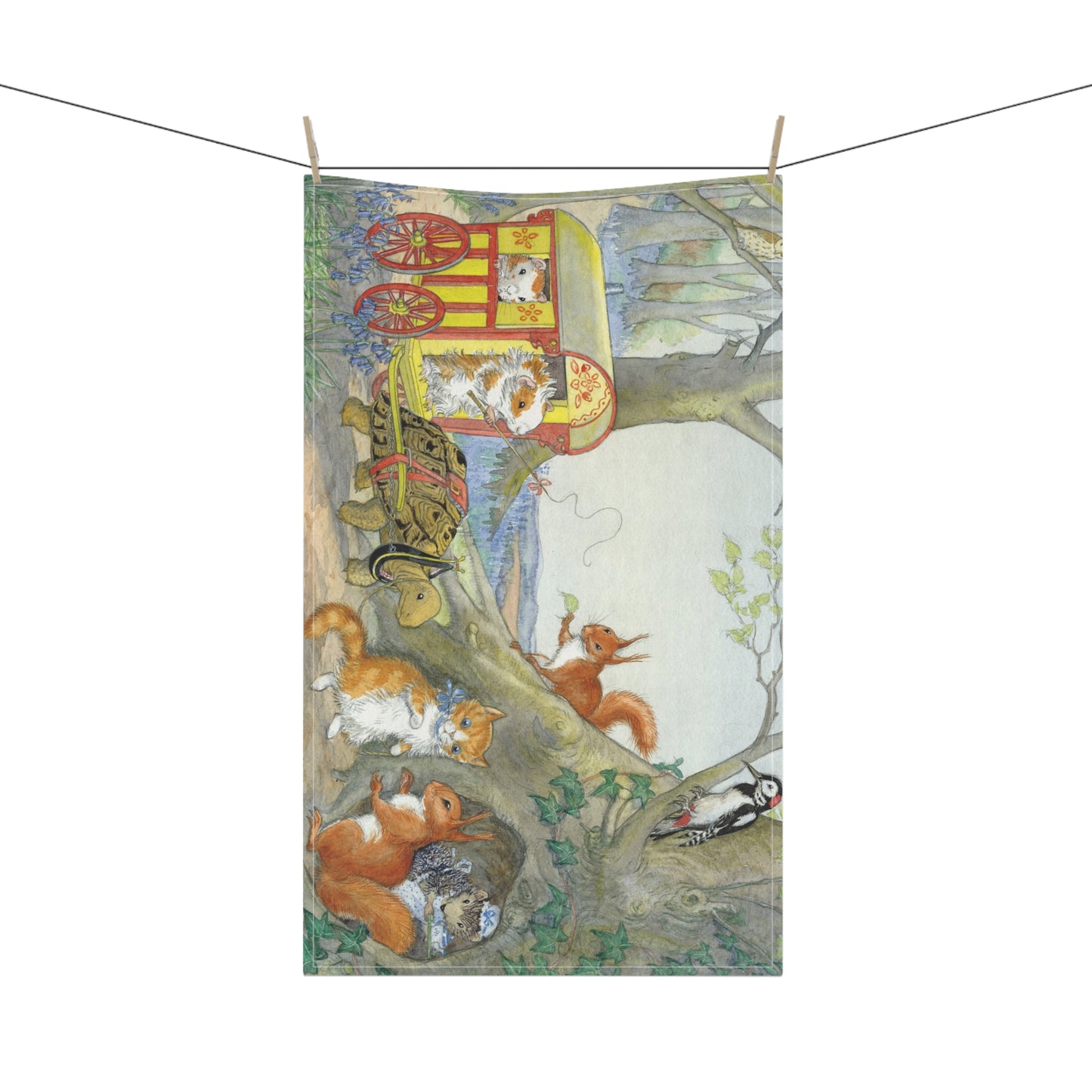 Caravan of Love Tea Towel