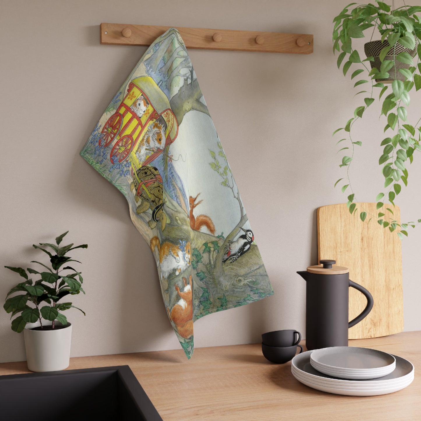 Caravan of Love Tea Towel