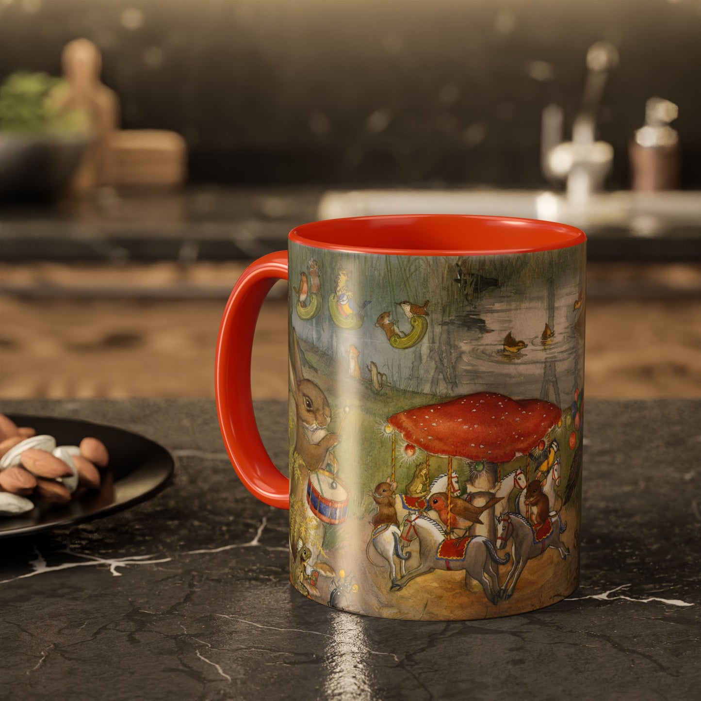 Toadstool Orange Mug
