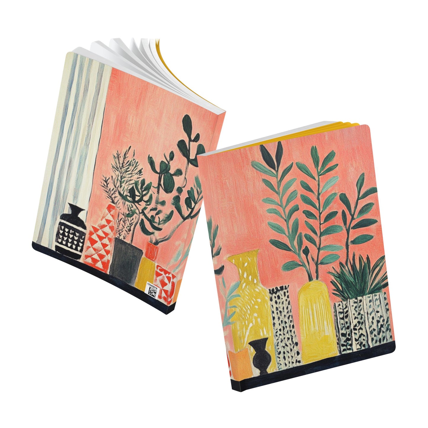 Softcover Journal - Pot Plants