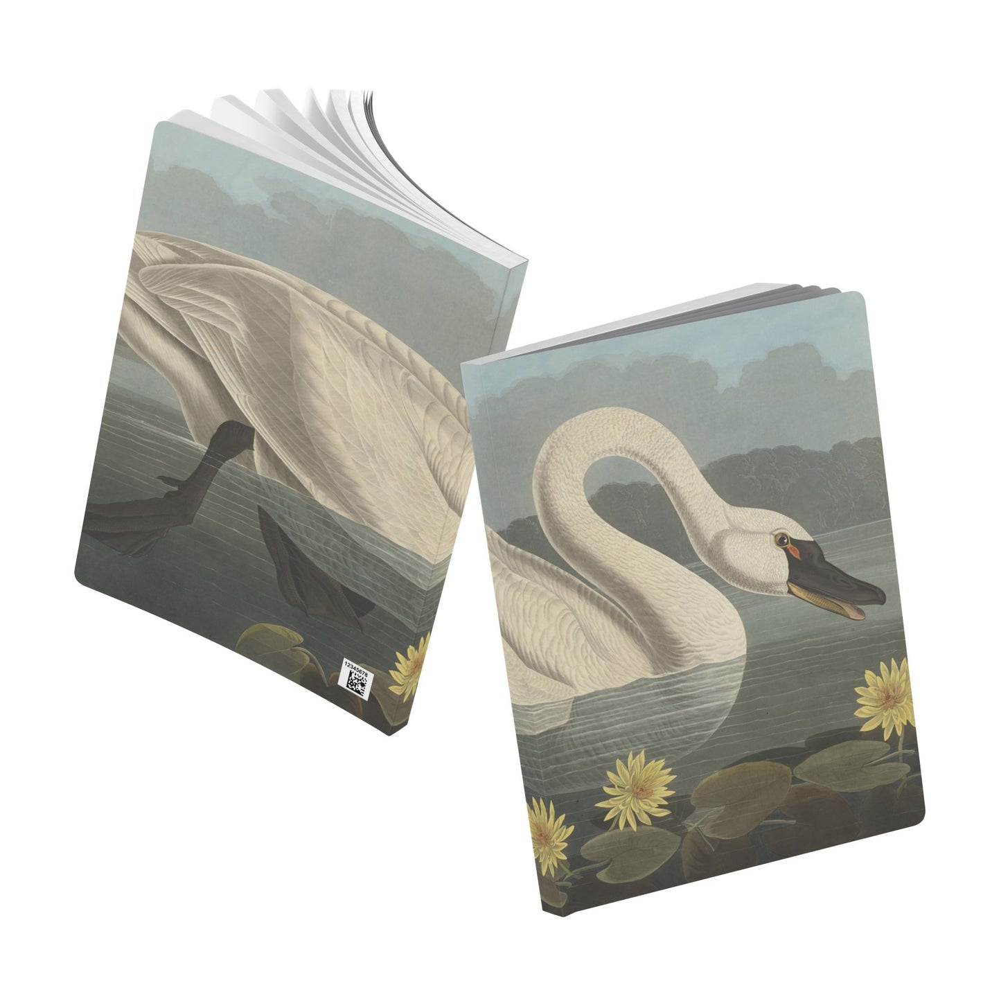 Softcover Journal - Swan
