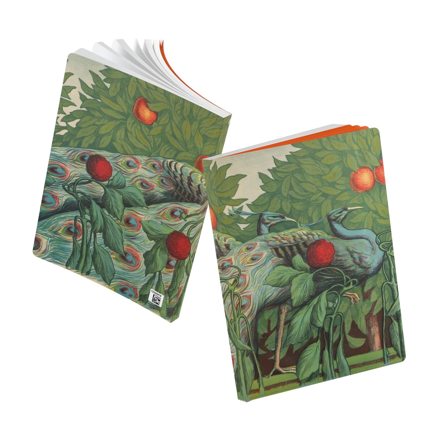 Softcover Journal - Peacocks