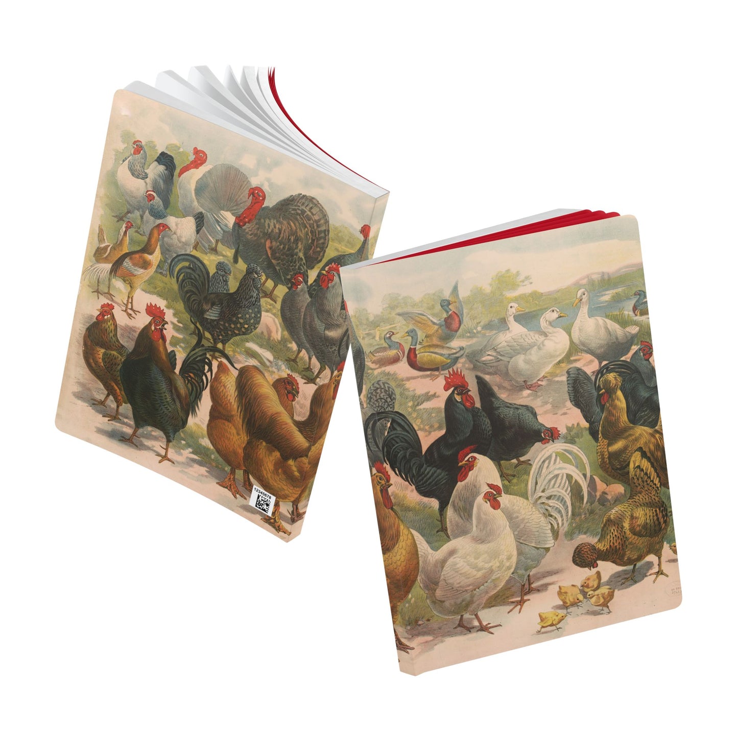 Softcover Journal - Farm Birds