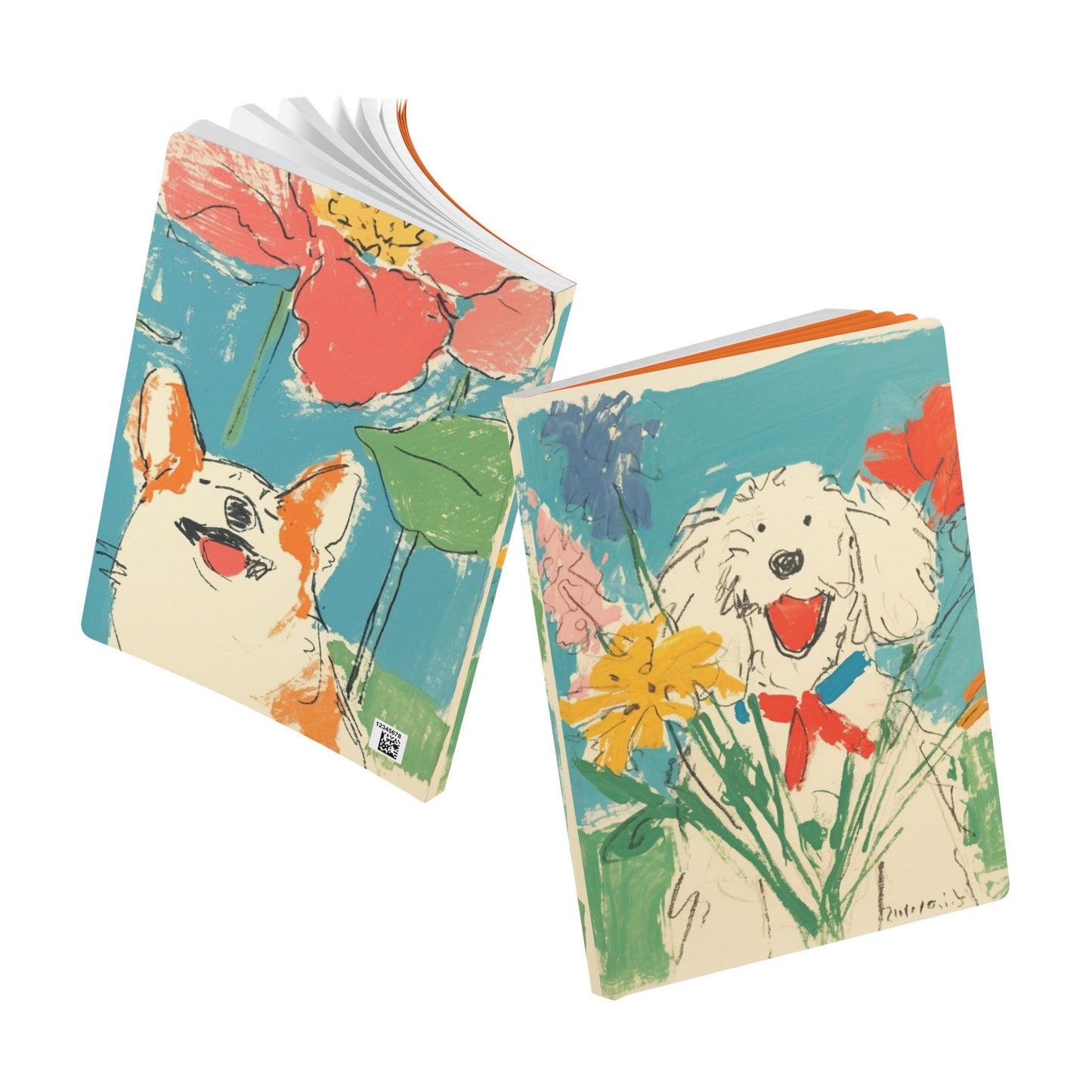 Softcover Journal - Drawn Dogs