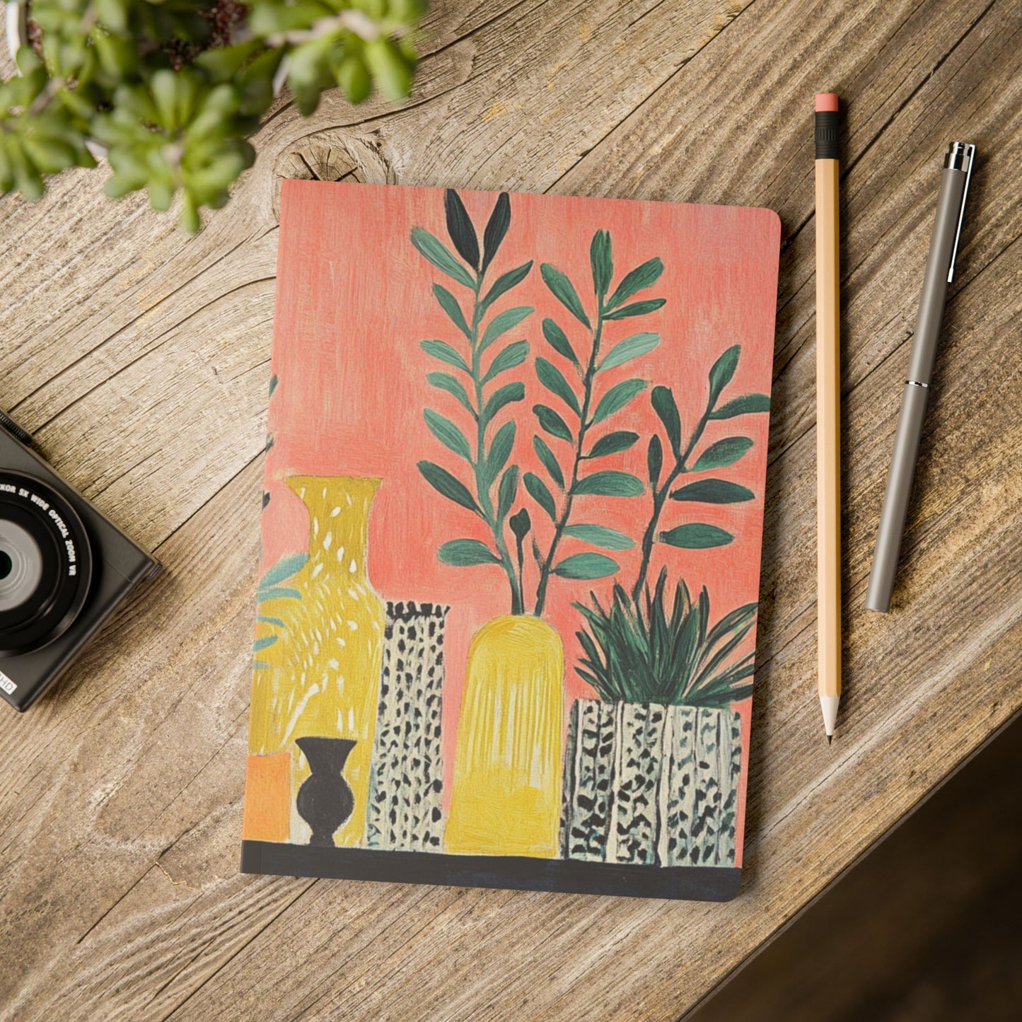 Softcover Journal - Pot Plants