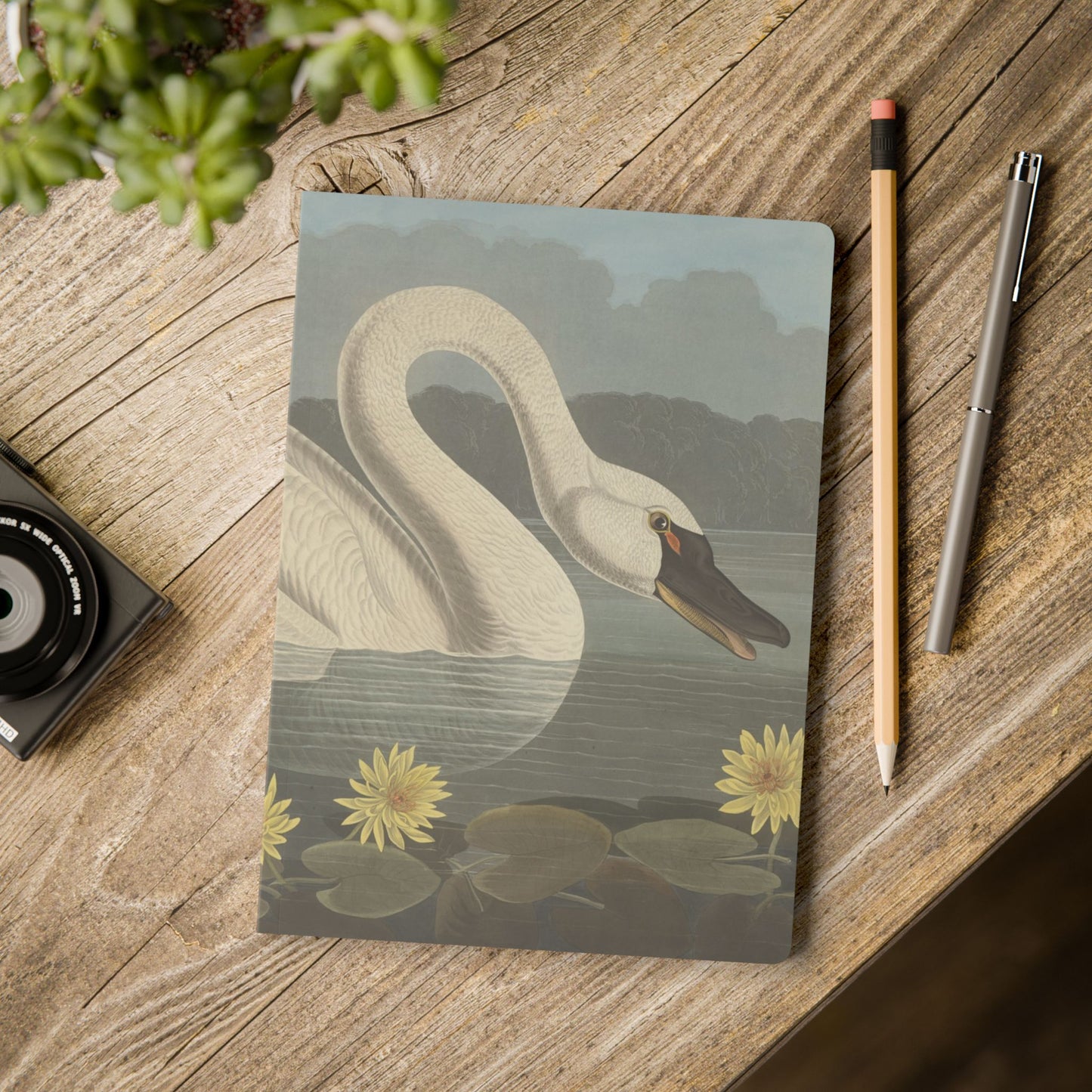 Softcover Journal - Swan